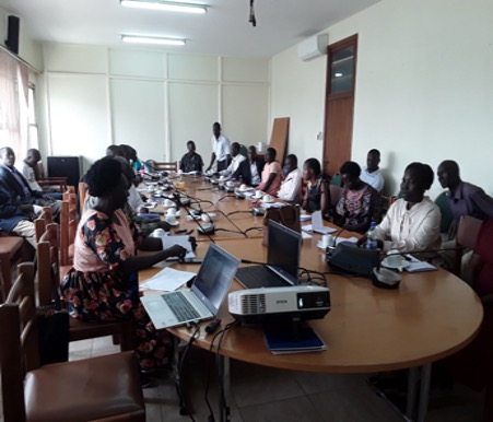 Mindset change training for members of Agago civil servants SACCO at Parliament of Uganda on 17.11.2023